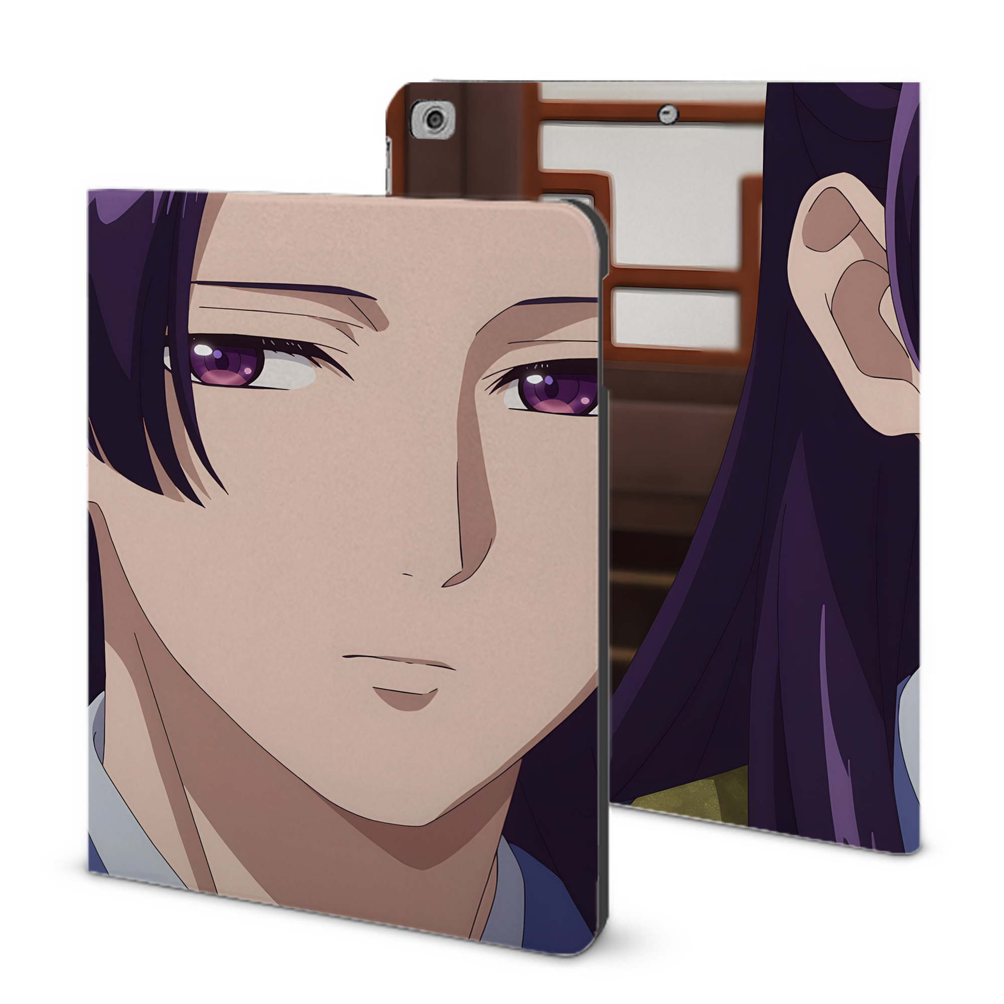 （画像用） 薬屋のひとりごと The Apothecary Diaries IPad ケース ブック型 PUレザー TPU 耐衝撃 軽量 薄型 ペン収納なし 全面保護 IPad 各モデル対応
